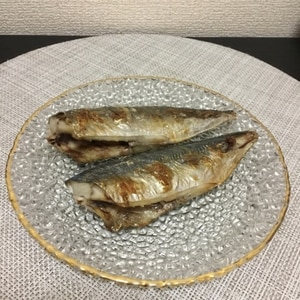 丸あじの塩焼き